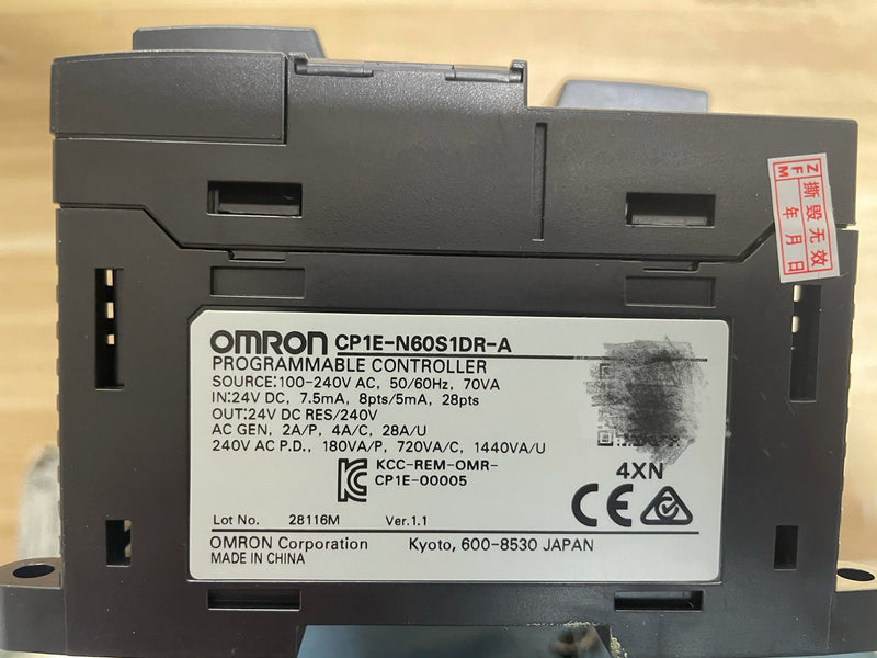 Omron CP1E-N60S1DR-A(used)