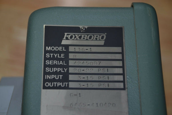 FOXBORO 136-1 used