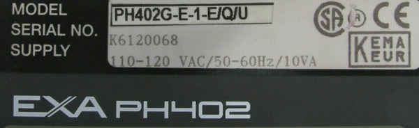 YOKOGAWA PH402G-E-1-E/Q/U used