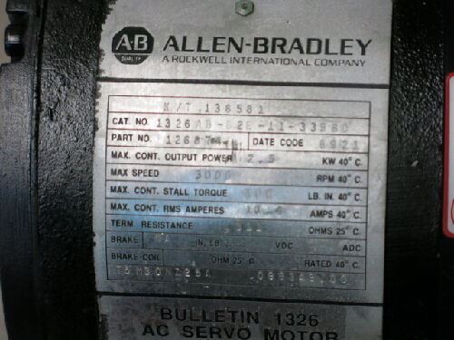 Allen-Bradley 1326AB-B2E-11-3396C used