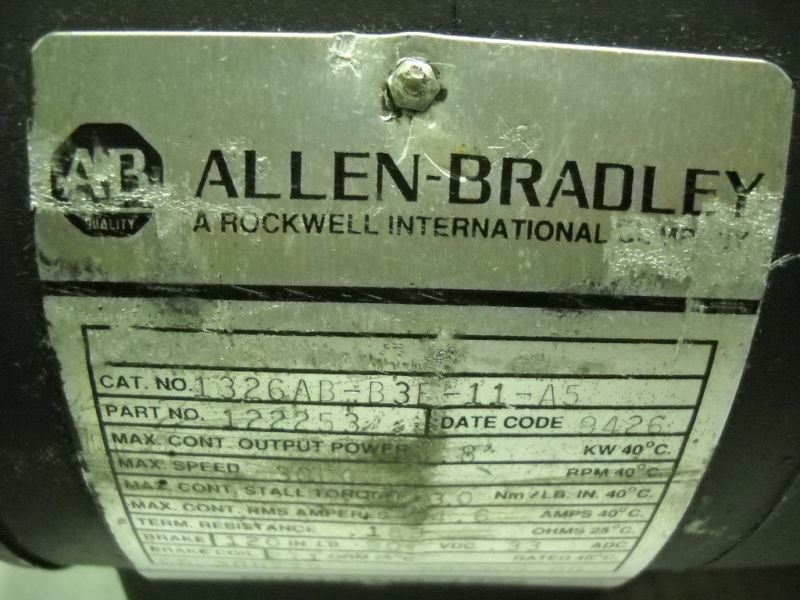 Allen-Bradley 1326AB-B3E-11-A5 used