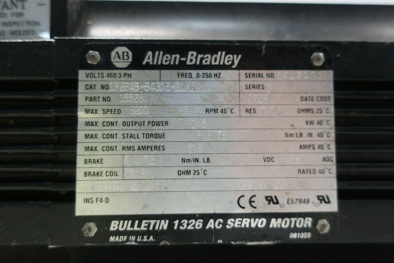 Allen-Bradley 1326AB-B430E-21-K4 used