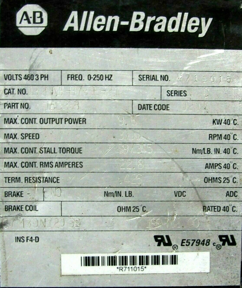 Allen-Bradley 1326AB-B730E-21  used
