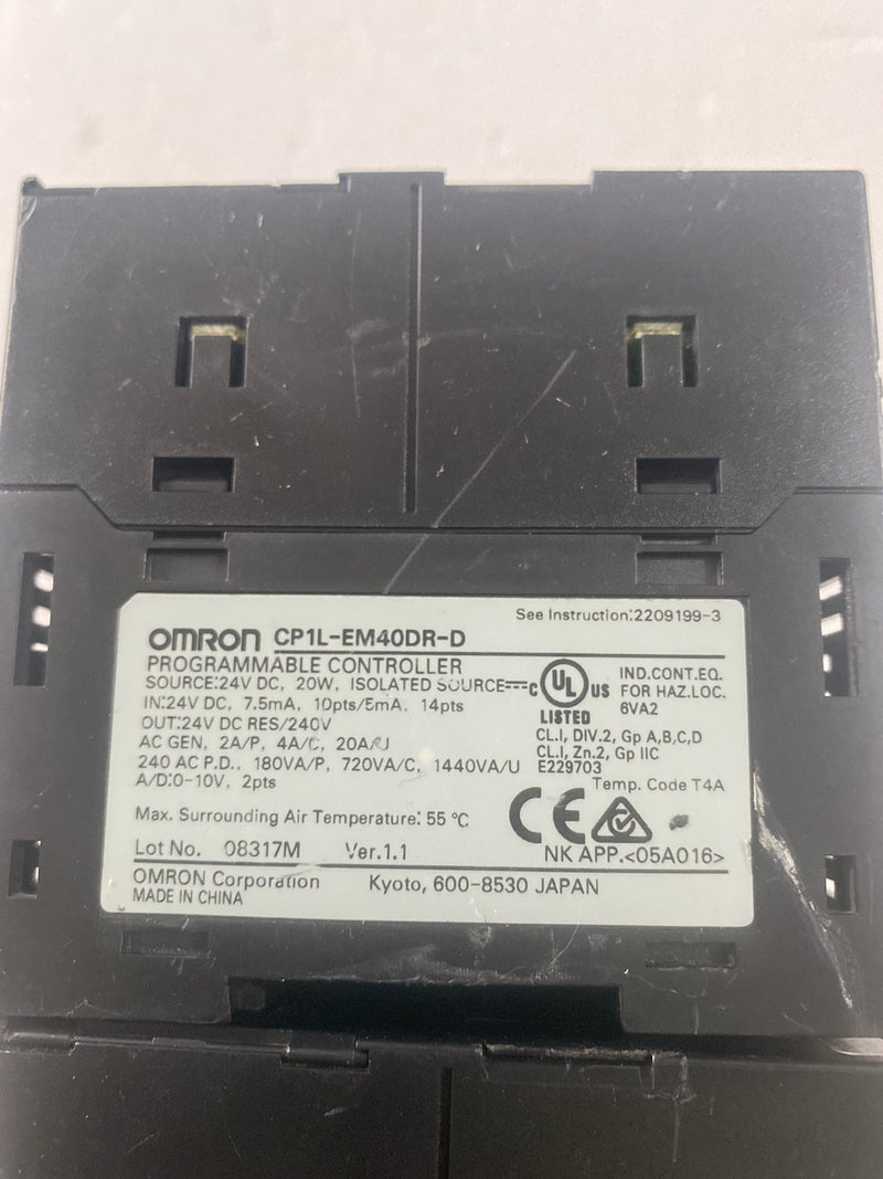 Omron CP1L-EM40DR-D(new)