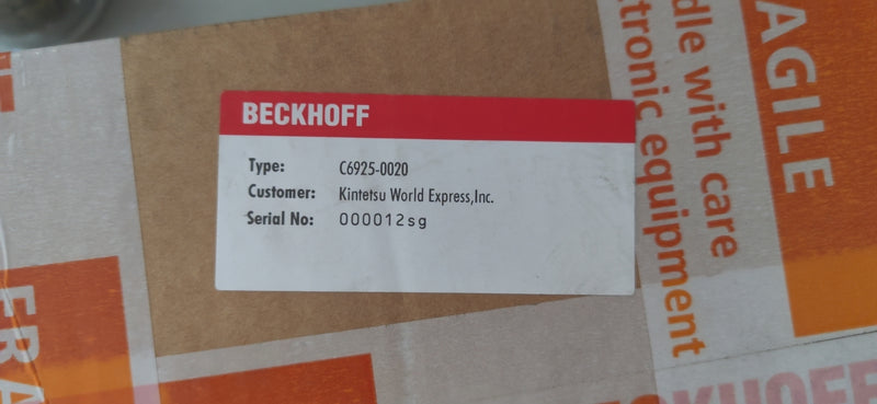 beckhoff C6925-0020 new